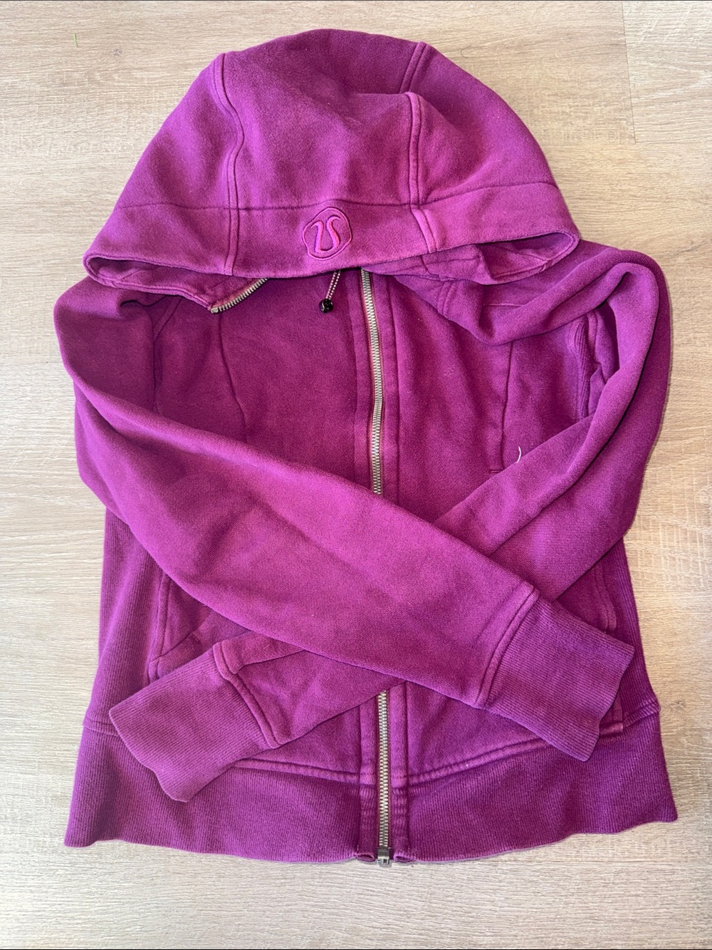 Lululemon Scuba Full Zip Hoodie - Size 4 Color Plum